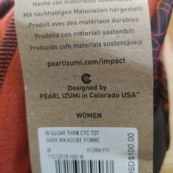 Pearl Izumi Select Sugar Thermal Cycling Tight 3D Chamois Women's *Runs Small - Picture 14 of 15